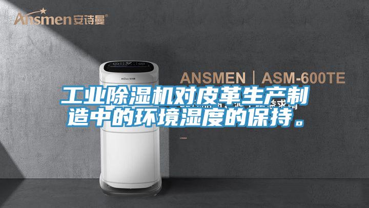 工業蘑菇视频网站對皮革生產製造中的環境濕度的保持。
