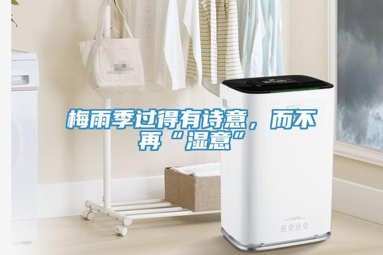 梅雨季過得有詩意，而不再“濕意”
