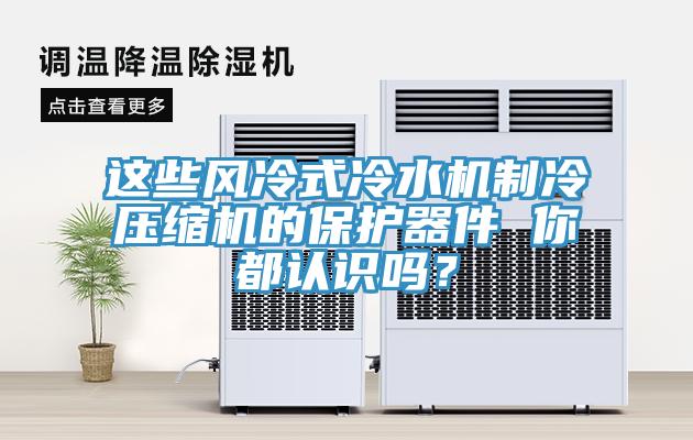 這些風冷式冷水機製冷壓縮機的保護器件 你都認識嗎？