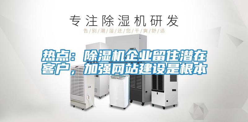 熱點：蘑菇视频网站企業留住潛在客戶，加強網站建設是根本