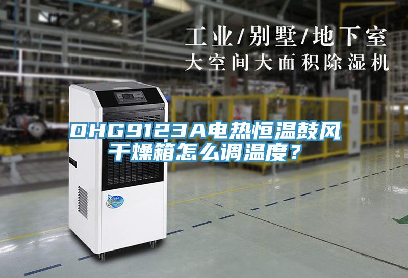 DHG9123A電熱恒溫鼓風幹燥箱怎麽調溫度？
