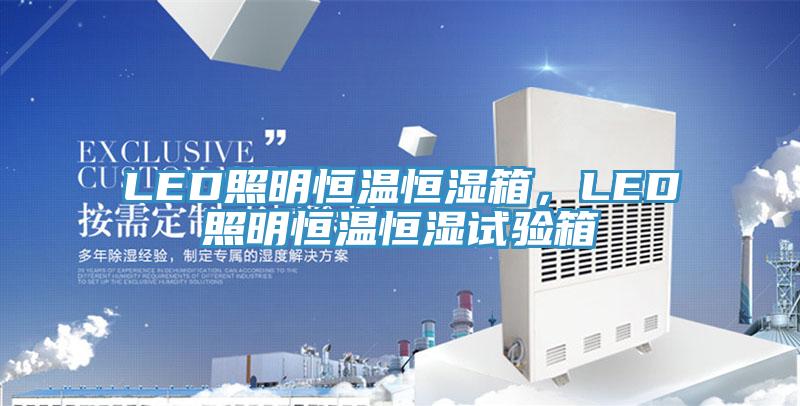 LED照明恒溫恒濕箱，LED照明恒溫恒濕試驗箱