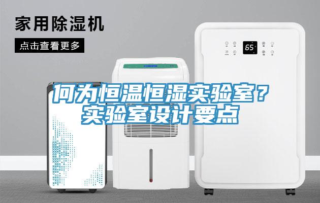 何為恒溫恒濕實驗室？實驗室設計要點