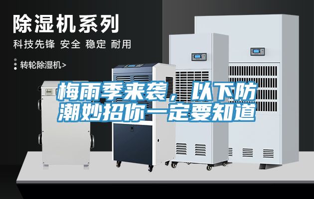 梅雨季來襲，以下防潮妙招你一定要知道